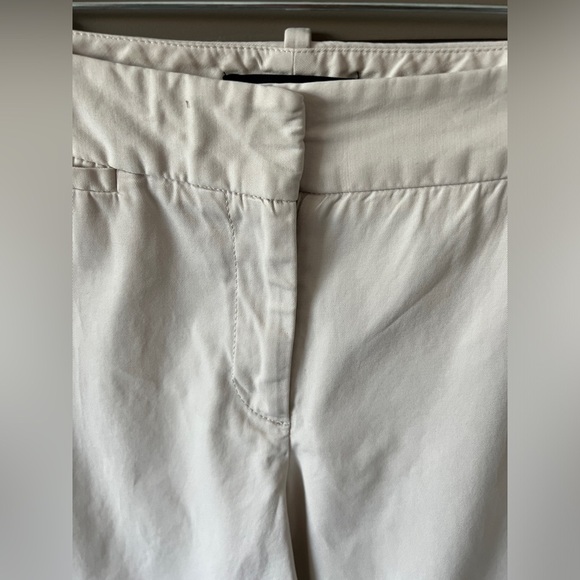 Talbots signature size 8 beige cropped pants - Picture 5 of 9